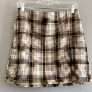 Yellow and black skirt